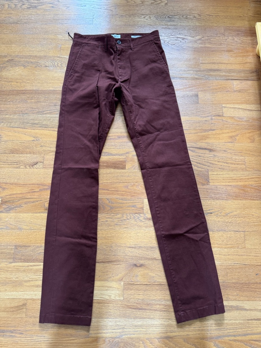Goodfellow & Co Men's Slim Straight Chinos - Burgundy, 30x36